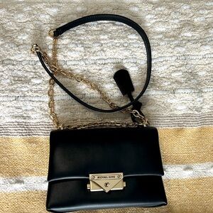 Michael Kors Cece Mini xs black shoulder bag with chain